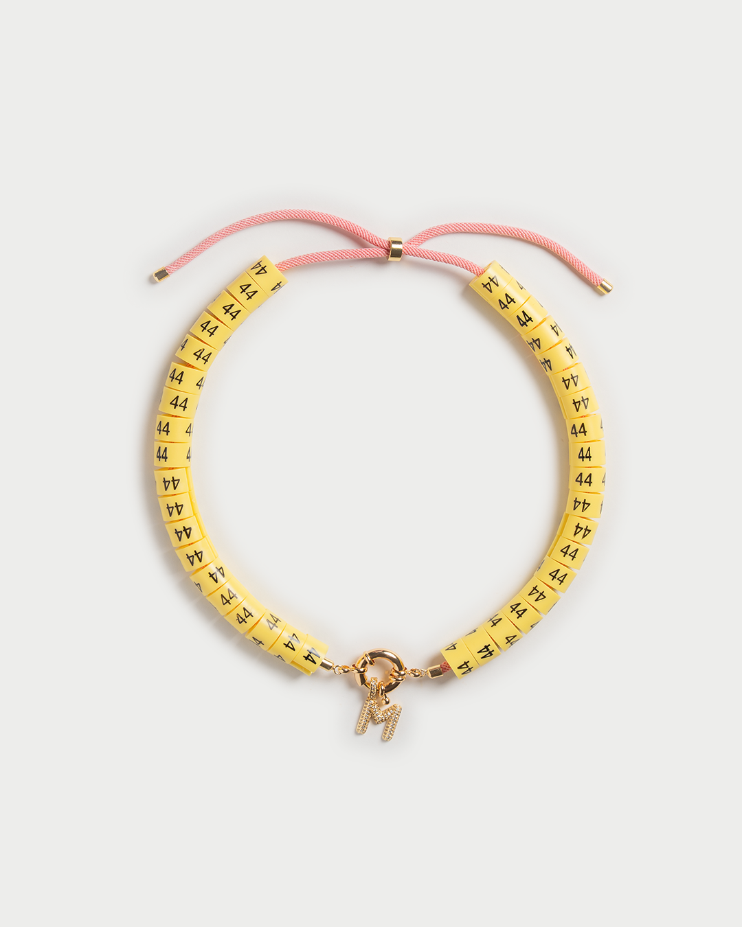 Necklace Dora in color yellow burro with slim pendant to activate your inner energy