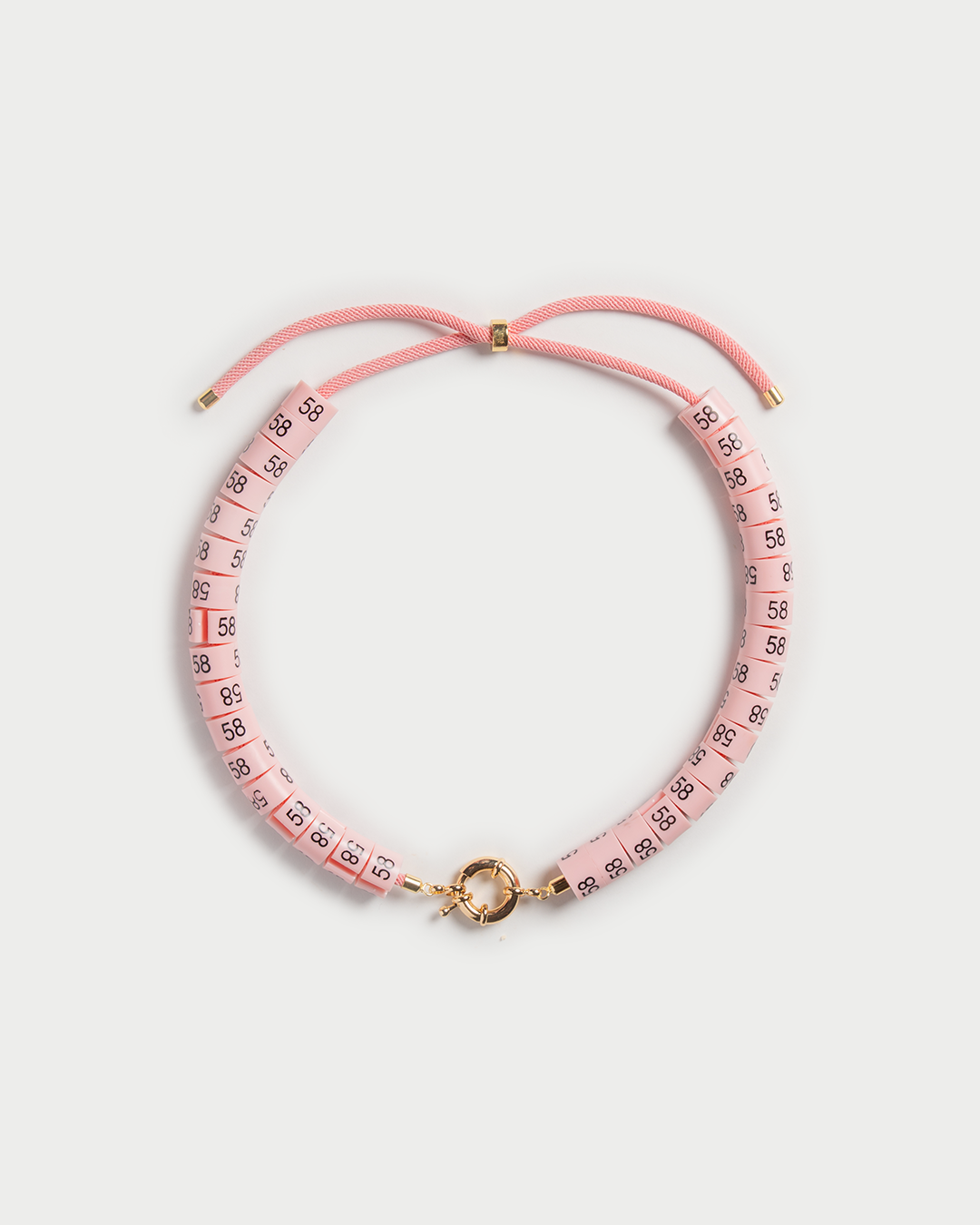 Necklace Liaa in color baby pink 