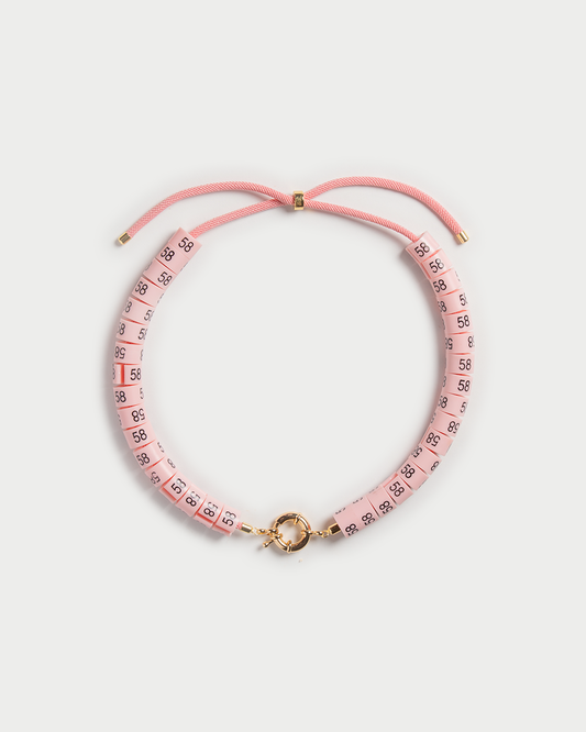 Necklace Liaa in color baby pink 